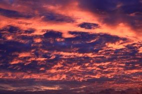 Picture of Cloudy Evening Sky