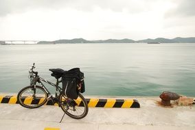 Bike for traveling near the sea