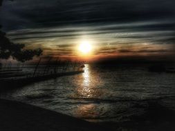 amazing sunset holiday