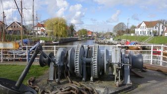 fishing port in carolinensiel