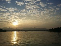 landscape of River and Sky
