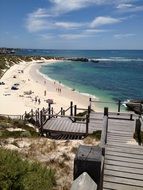 Landscape of Rottnest Island's Beach
