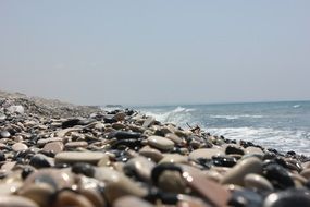 Rocks on a cyprus beach