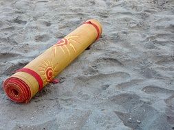 Beach Mat on the beach