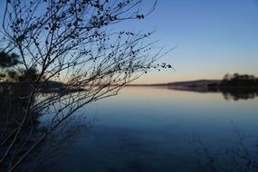 Sunset Lake, New Zealand