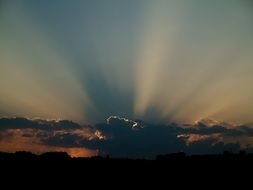 Clouds Sunset Light