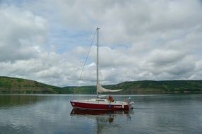 Summer Boat On The River