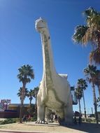 Dinosaur statue