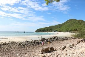 delightful Beach at calm sea, Thailand