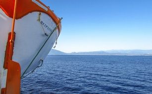 Boat trip in the Aegean sea