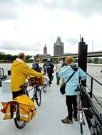 bicycles on the ferry