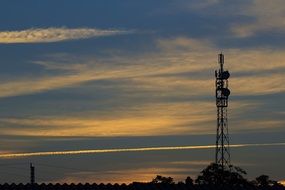 Sunset Mast Television Mast