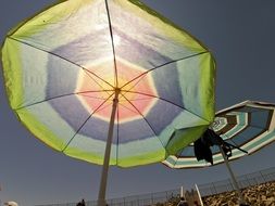 beach umbrellas from the sun