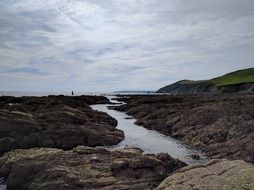 creek on the rock