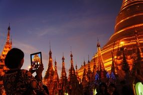 Shwedagon Pagoda Golden