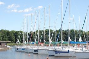 Port with yacht