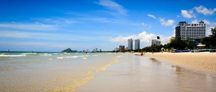 skyscraper on theThailand Beach