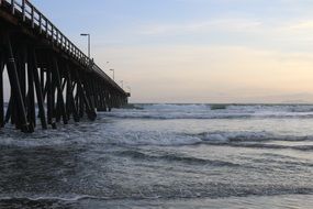 wooden pier in Port Charlie Hunnam, California