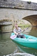 the boy in the blue boat