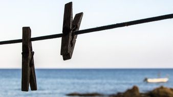 Picture of Clothes Pin on a rope