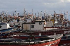 Puerto Natales Boats in Southern Chile