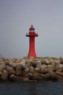 Jeju Island Lighthouse Beach