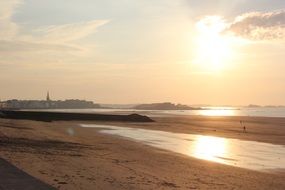 Saint Malo sunset Brittany
