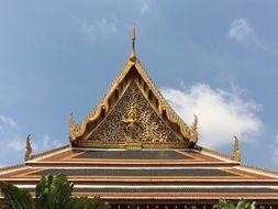 roof of a palace in bangkok