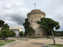 white tower in greece