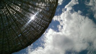 braided beach umbrella