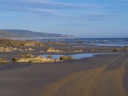 Del Botero, large, rustic, windy and fine sandy beach, spain