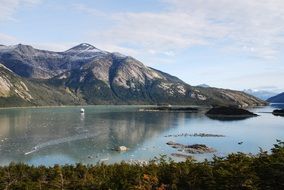 scenic of the patagonia