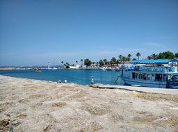 Photo of the port in Side, Turkey