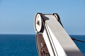 Cruise ship in caribbean ocean