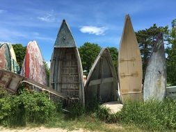 Maine Boats Blue
