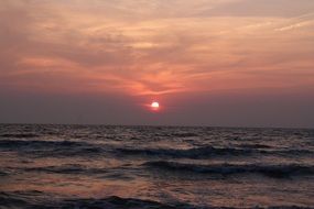 Landscape of Baltic Sea coastline