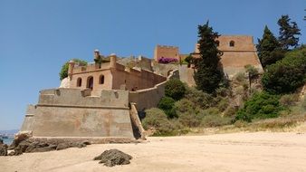 castle on the beach in saint john