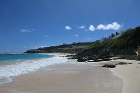 caribbean beach on a sunny day