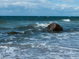 stones on the Baltic coast