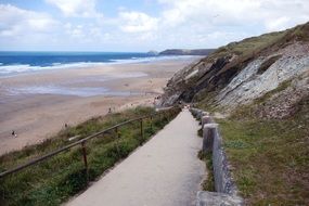 trail to the cornwall beach