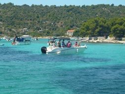picturesque coast of Croatia on a sunny day