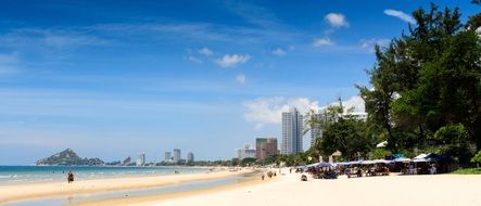 Thailand beach water edge