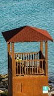 Konnos Bay with the watchtower