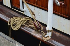 arrangements of the sailing ship