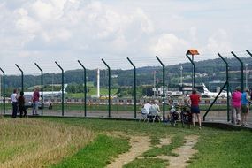 airport in Zurich, Switzerland