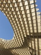 picture of the brutalist architecture in Seville