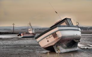 Boat Water Grey