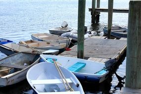 Boats on the water on the vacation