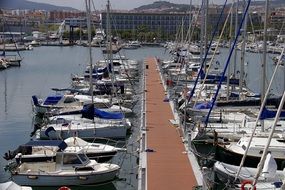 Boats in port