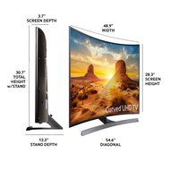 Samsung UN55KU6600 Curved 55-Inch 4K Ultra HD Smart LED TV (2016 Model) N6